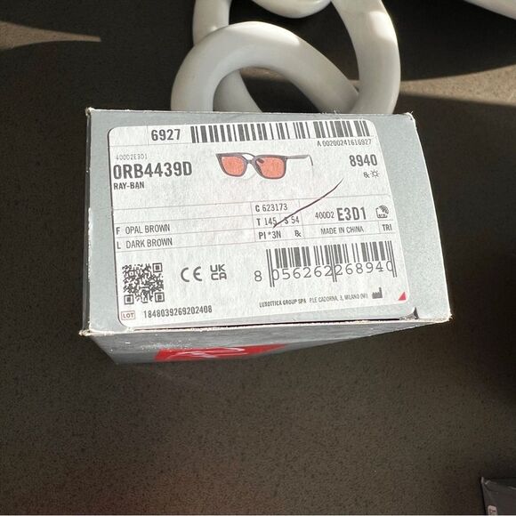 Ray-Ban RB4439D Opal Brown Sunglasses - Picture 9 of 9